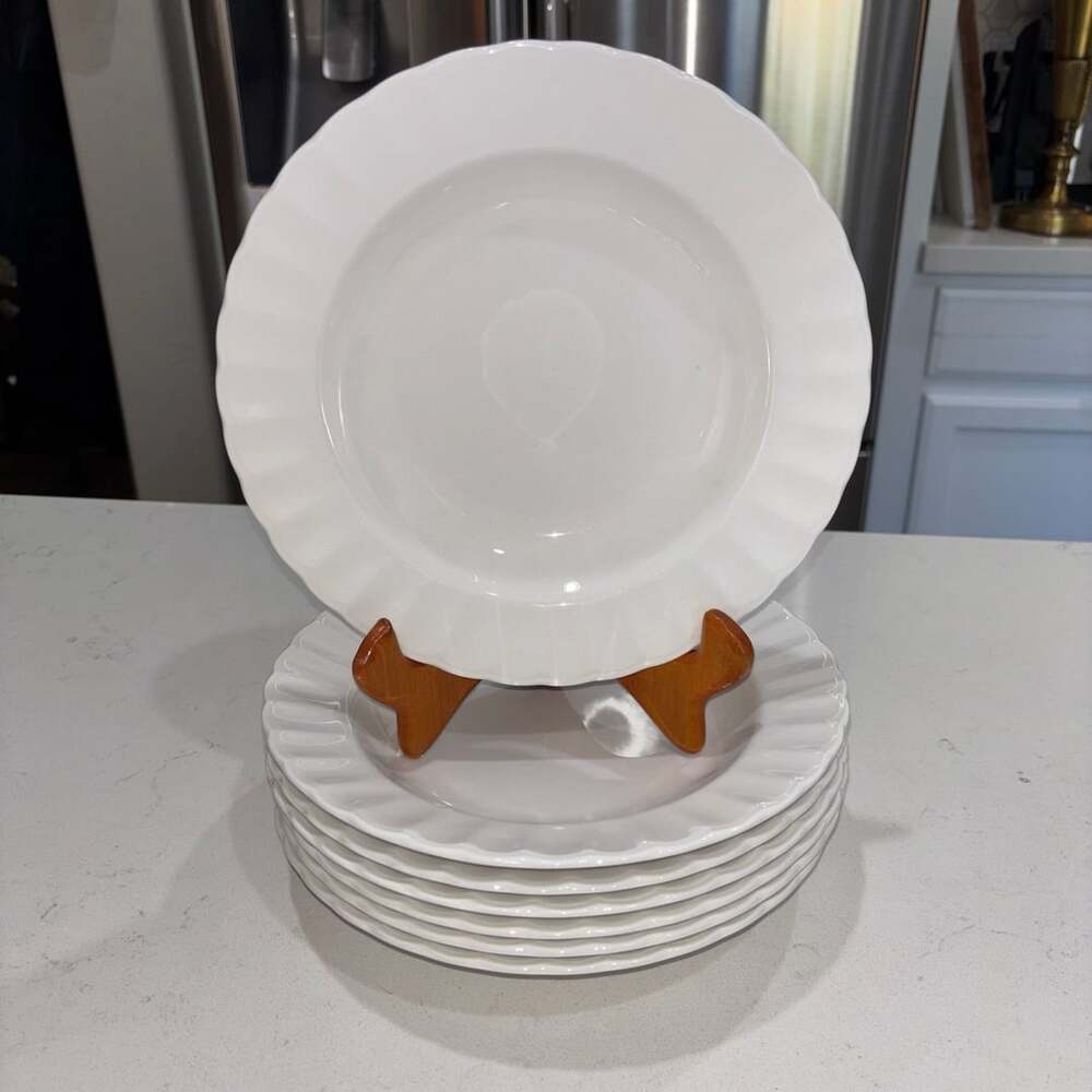 Mikasa Maxima Yardley Rim Soup Bowl 9” CAJ08 Set of 7